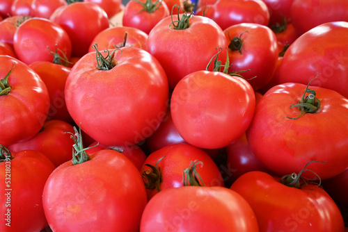 Les tomates rouges