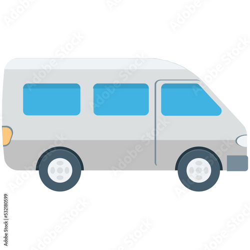 Tour Bus Vector Icon