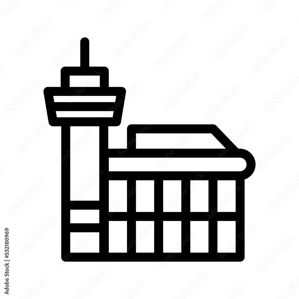 airport line icon illustration vector graphic airport line icon illustration vector graphic