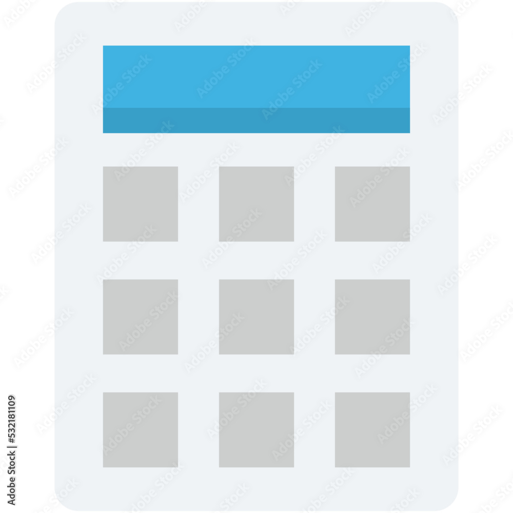 Calculator Vector Icon Calculator Vector Icon