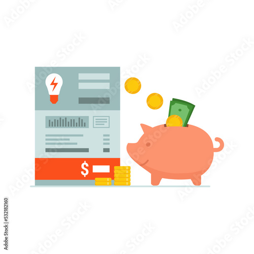 Save money on your electricity bill, piggy bank and utility bill