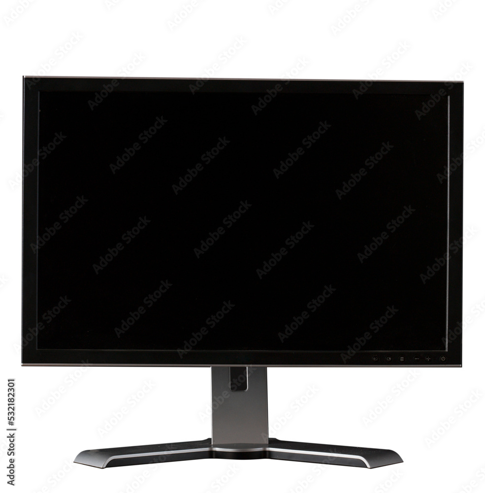 lcd monitor isolated 