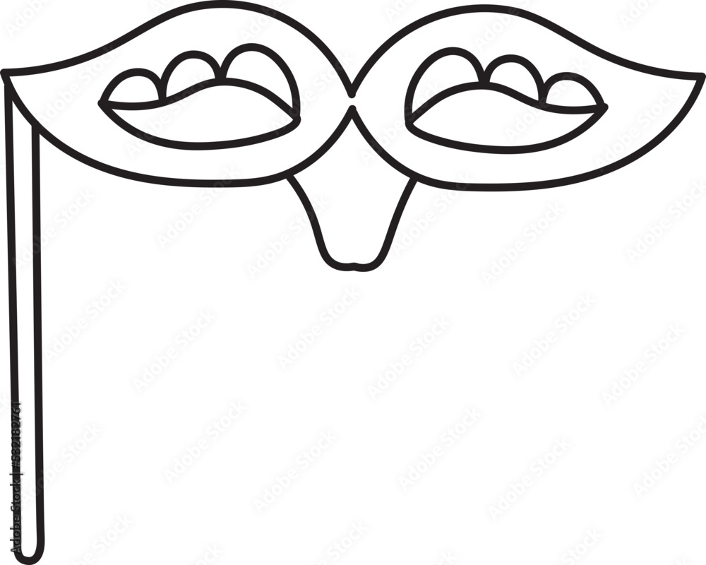 party mask illustration party mask illustration