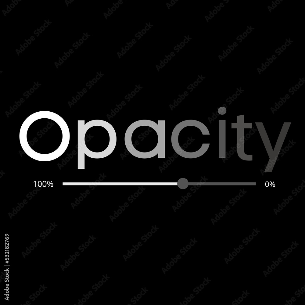 Opacity artwork conceptual quote