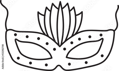 party mask illustration