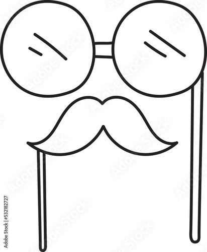 party mask illustration