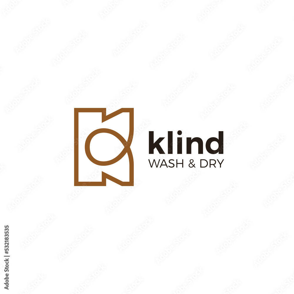 Initial K Line Monogram Logo Vector. Letter K Typography Icon. K Luxury Alphabet. Modern, Elegant, Luxury Style for Company Brand Identity Initial K Line Monogram Logo Vector. Letter K Typography Icon. K Luxury Alphabet. Modern, Elegant, Luxury Style for Company Brand Identity