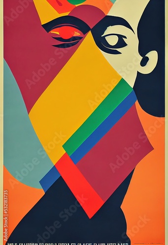 Say Gay propaganda poster illustration