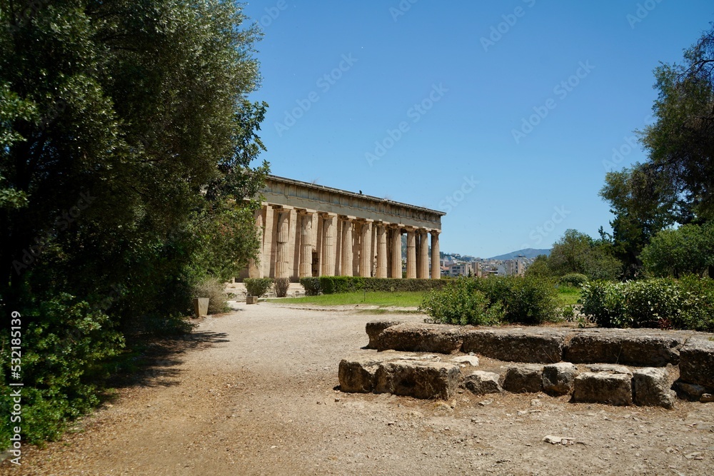 Ruins Athens Greece 2022 July