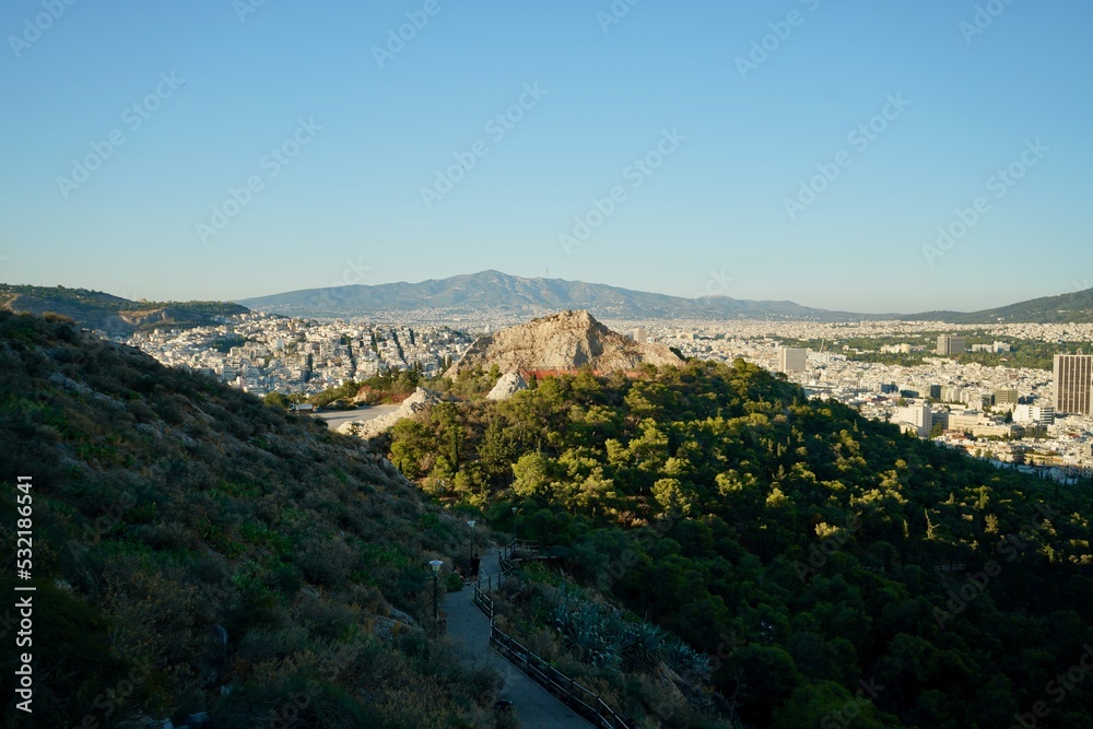 Mount Lycabettus Athens Greence 2022 July Mount Lycabettus Athens Greence 2022 July