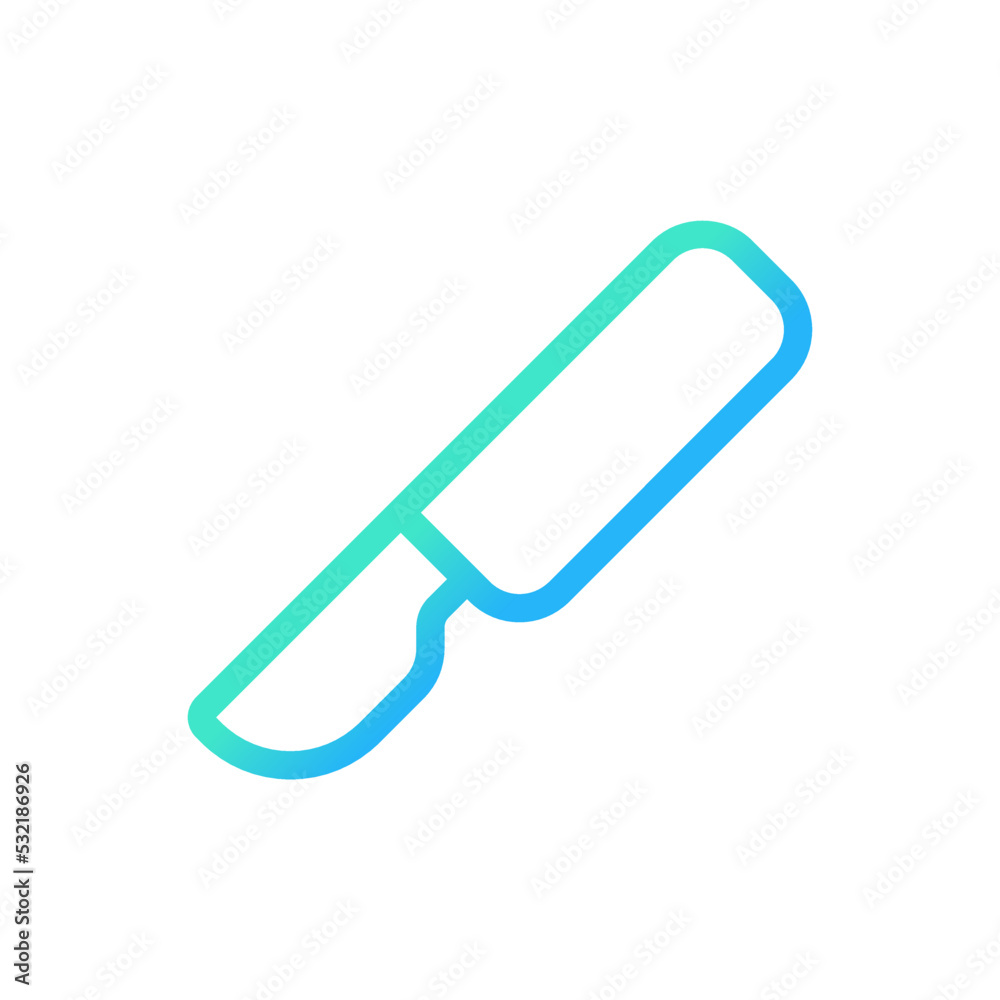 Scalpel pixel perfect gradient linear ui icon. Surgical instrument. Sterile and sharp medical tool. Line color user interface symbol. Modern style pictogram. Vector isolated outline illustration Scalpel pixel perfect gradient linear ui icon. Surgical instrument. Sterile and sharp medical tool. Line color user interface symbol. Modern style pictogram. Vector isolated outline illustration