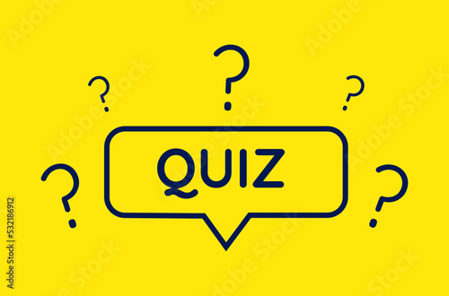 Quiz game test menu template. Quiz game. Vector template.Quiz test lottery millionaire