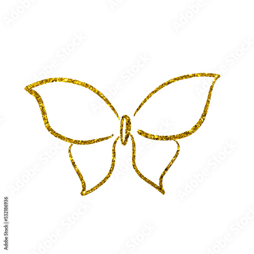 Gold butterfly 