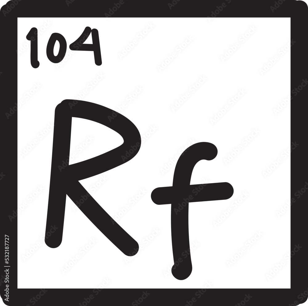 Obraz premium periodic table illustration