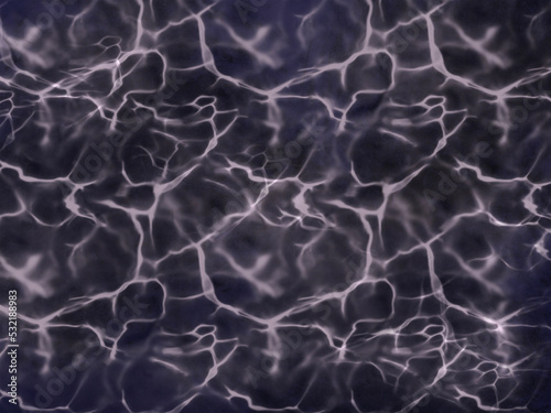 White texture water on black background. Modern futuristic background. Perfect for card, banner, template, decoration, print, cover, web, element design. 