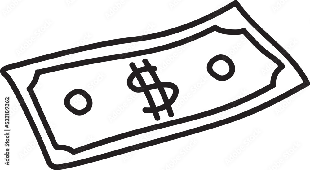 money hand drawn illustration money hand drawn illustration