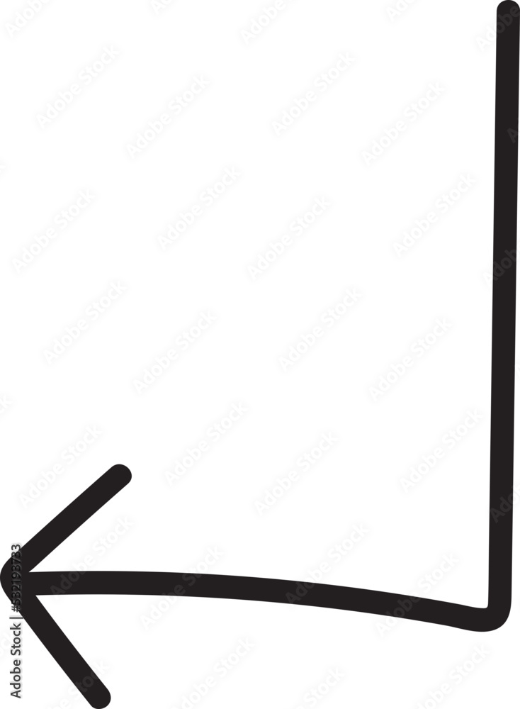 arrow hand drawn icon arrow hand drawn icon