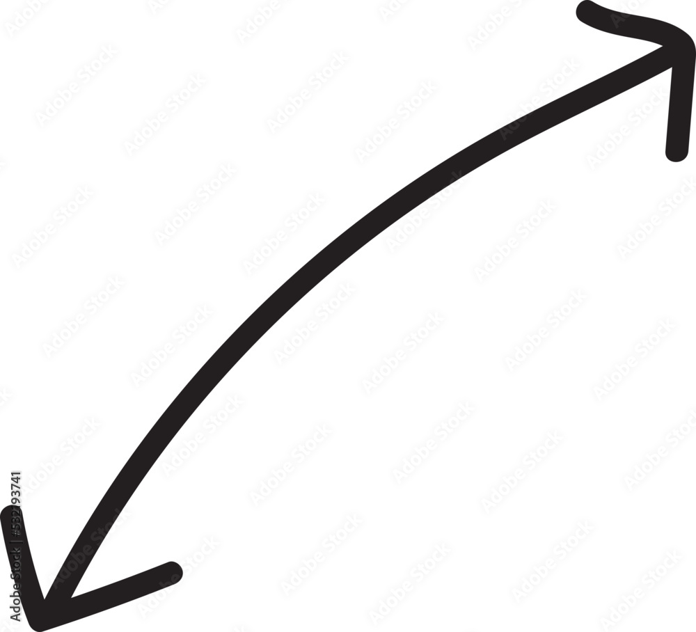 arrow hand drawn icon arrow hand drawn icon