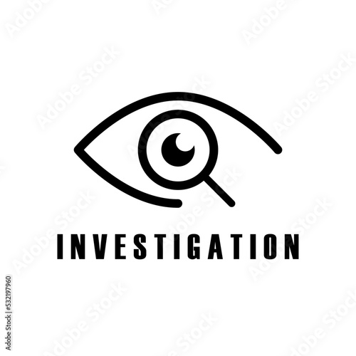 Icono de investigación. Ilustración vectorial
