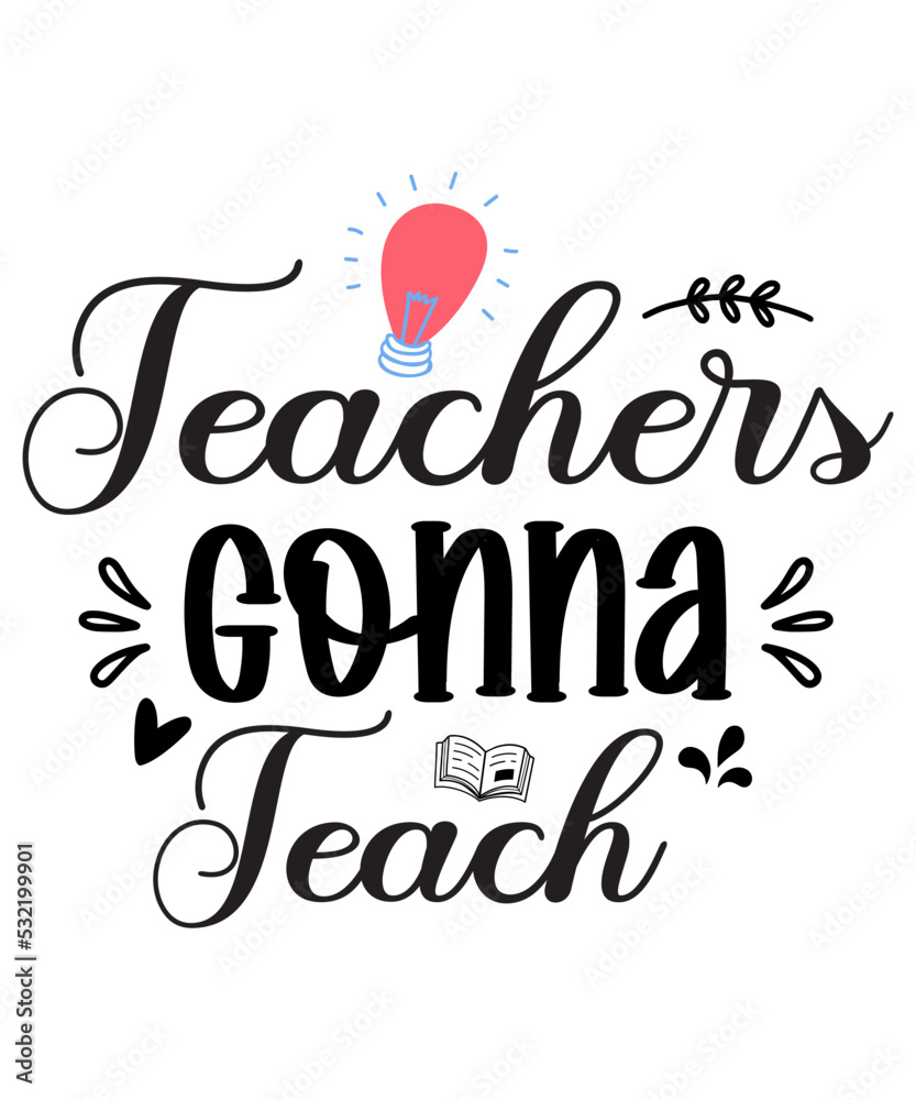 Teacher Svg Bundle, teacher svg png, teach svg, teach love inspire svg ...