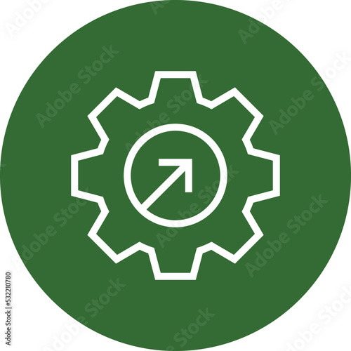 Productivity Capacity Production Outline Icon