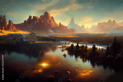 Beautiful fantasy landscape © paranoic_fb