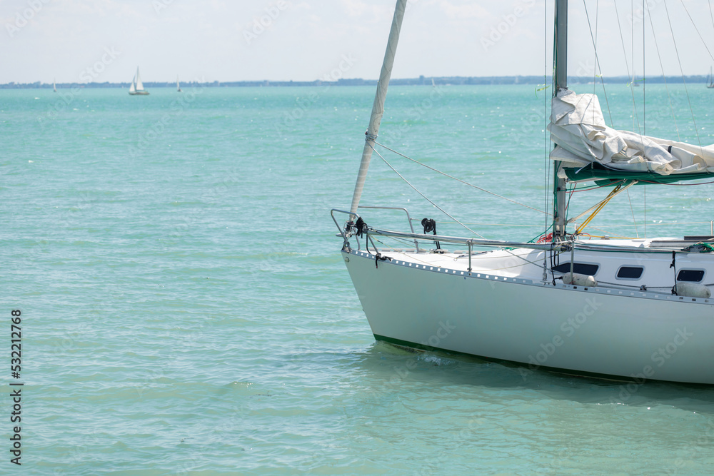 Fototapeta premium ship on lake Balaton