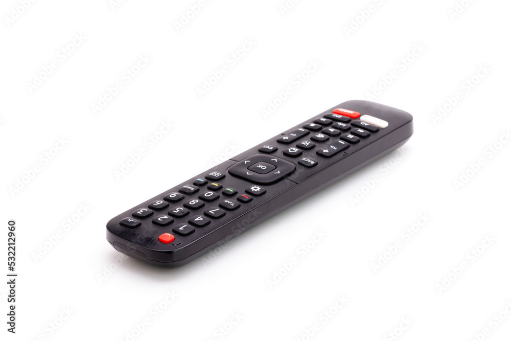 Remote control TV isolated on white background Remote control TV isolated on white background
