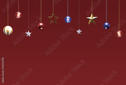 クリスマス素材セット_オーナメント
