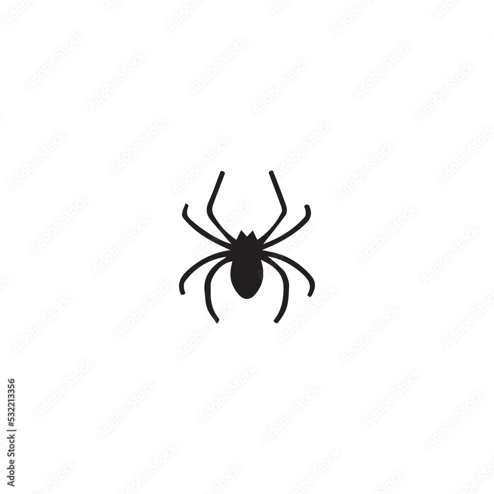 illustration vector graphic of spider on a white background, perfect for animal posters and books about animals, etc. illustration vector graphic of spider on a white background, perfect for animal posters and books about animals, etc.