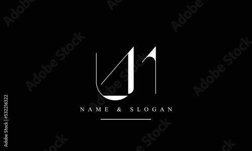 UM, MU, U, M abstract letters logo monogram