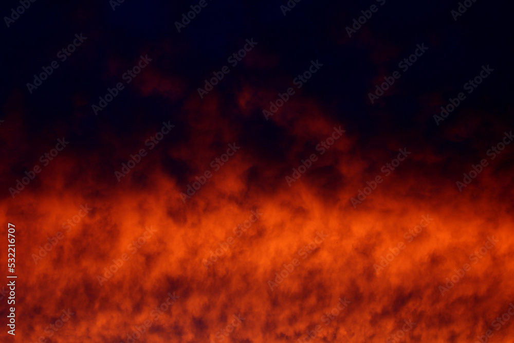 fiery lines on a dark background