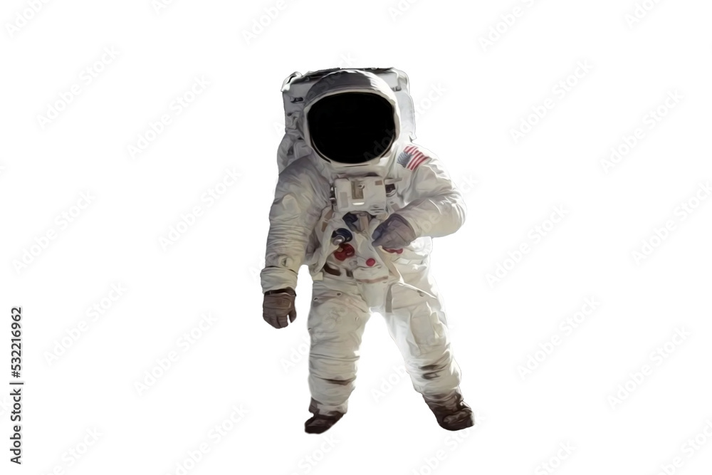 Astronaut no background