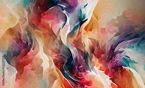 Colorful Dynamic Abstract Wallpaper Background Ilustration photo