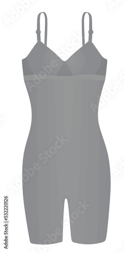 Women bodysuit butt lifter. vector