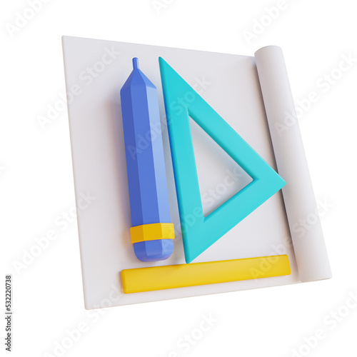 Free Download 3D illustration tool architecture - GFXLoad