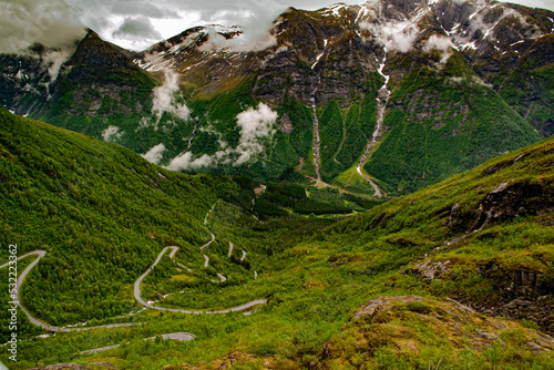 landscape with mountains photo