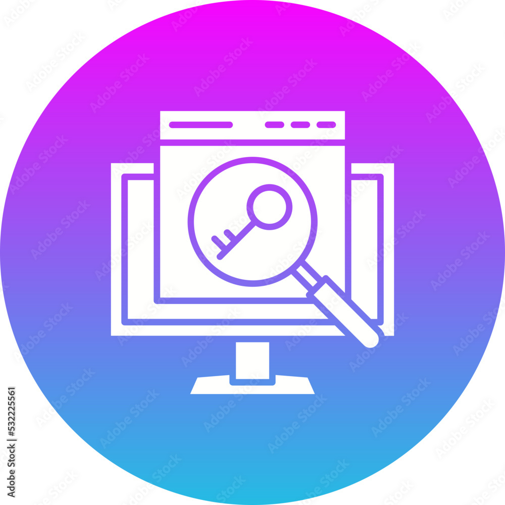 Keywords Gradient Circle Glyph Inverted Icon Keywords Gradient Circle Glyph Inverted Icon
