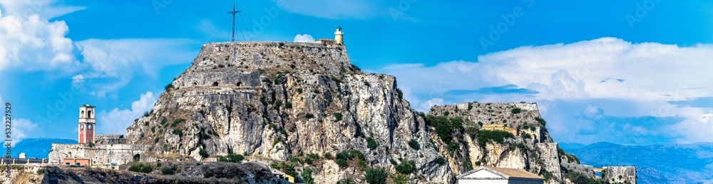 Venetian fortress in the city of Corfu, Greece