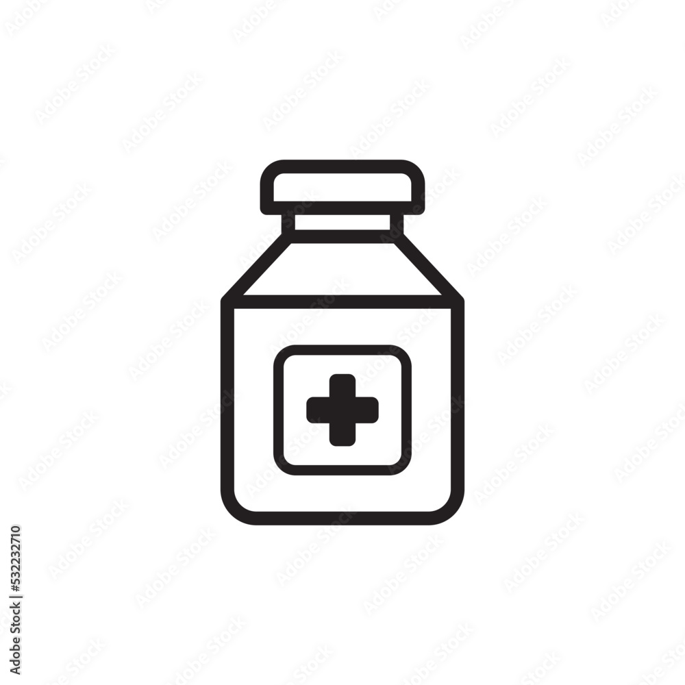 Medicine Bottle Icon Vector Illustration Design Medicine Bottle Icon Vector Illustration Design