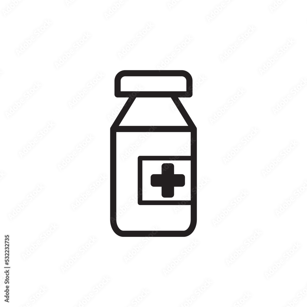 Medicine Bottle Icon Vector Illustration Design Medicine Bottle Icon Vector Illustration Design