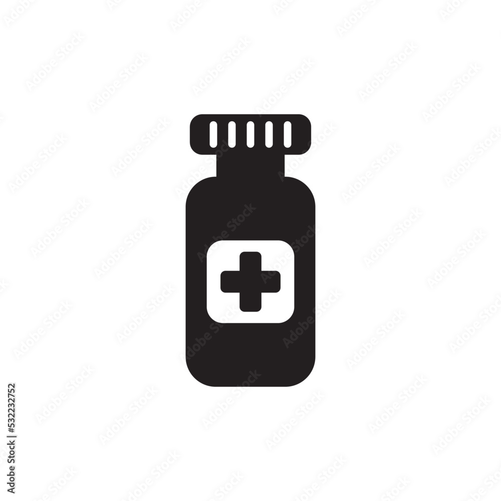 Medicine Bottle Icon Vector Illustration Design Medicine Bottle Icon Vector Illustration Design