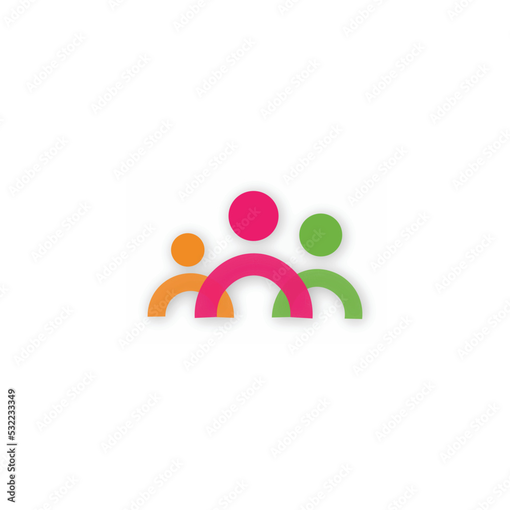 Happy Family Vector Design Template Happy Family Vector Design Template