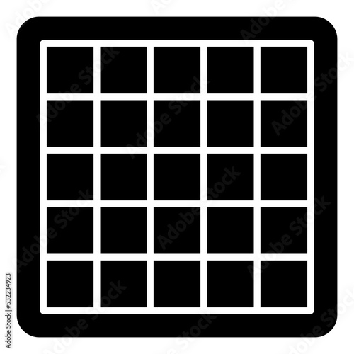 A perfect design icon of game board 