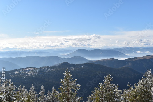 Landscape view from Tornik, Serbia
