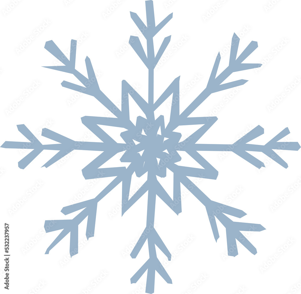 blue geometric snowflake blue geometric snowflake