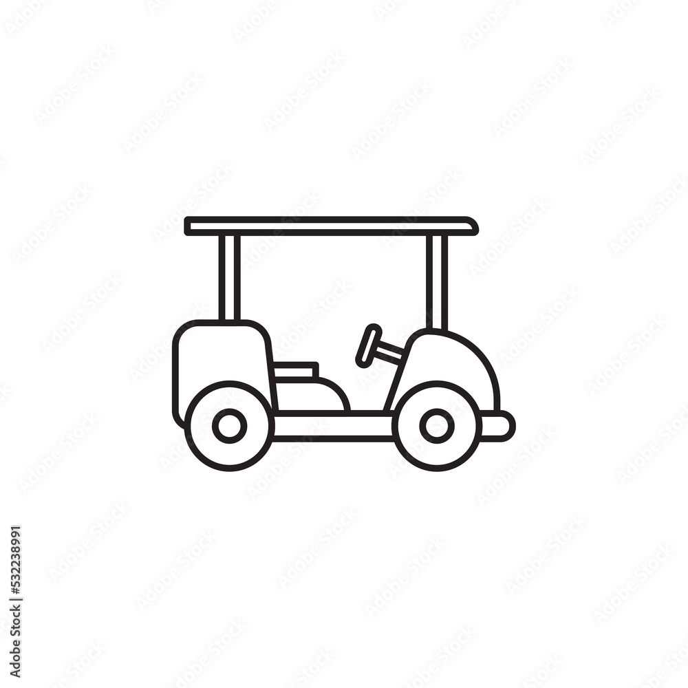 golf cart vector for website symbol icon presentation golf cart vector for website symbol icon presentation