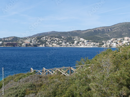 View of Cala Mayor, Mallorca, Balearic Islands, Spain