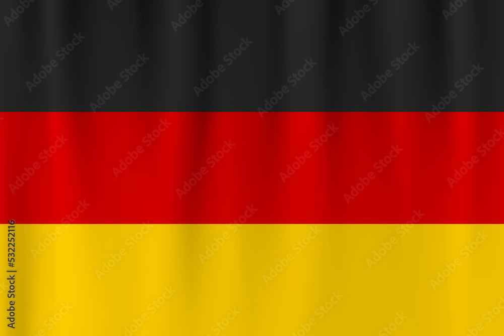 Vector flag of Germany. Germany waving flag background. Vector flag of Germany. Germany waving flag background.