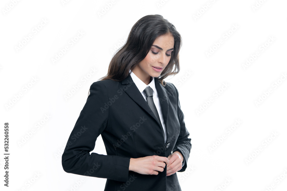Female student, young teacher. Business woman in suit and tie. Confident female entrepreneur. Businesswoman correct necktie, prepare for business meeting. Portrait of attractive elegant girl. Female student, young teacher. Business woman in suit and tie. Confident female entrepreneur. Businesswoman correct necktie, prepare for business meeting. Portrait of attractive elegant girl.